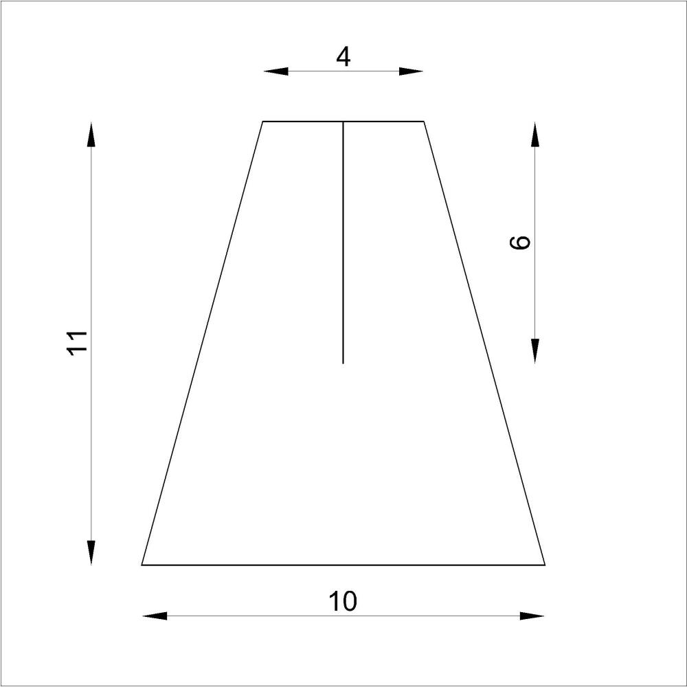 Flügel Bass Dämpferfilzstreifen 3-chörig