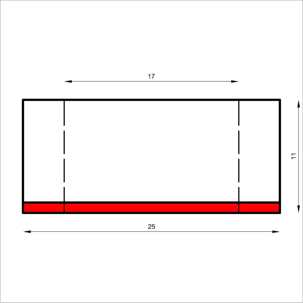 Piano Diskant-Dämpferfilzstreifen