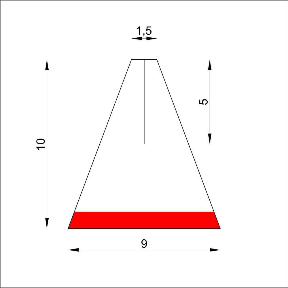 Piano Bass Dämpferfilzstreifen 3-chörig