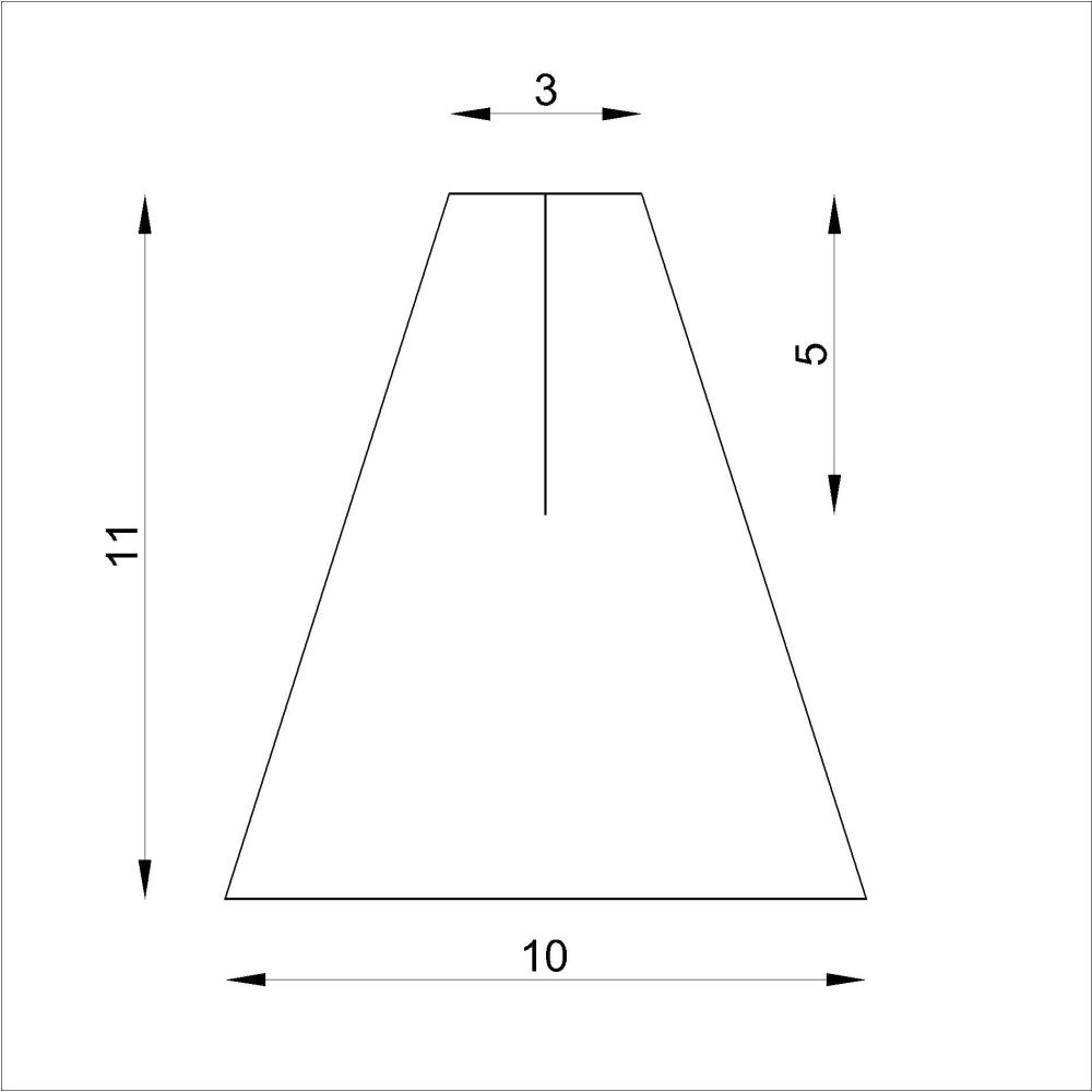 Flügel Bass Dämpferfilzstreifen 3-chörig